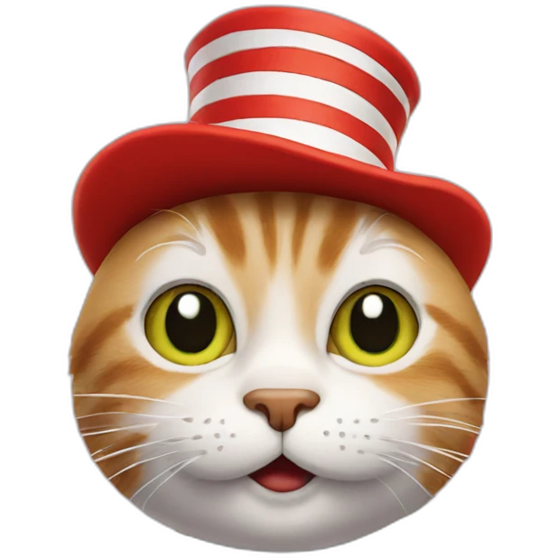 Cat in the hat emoji