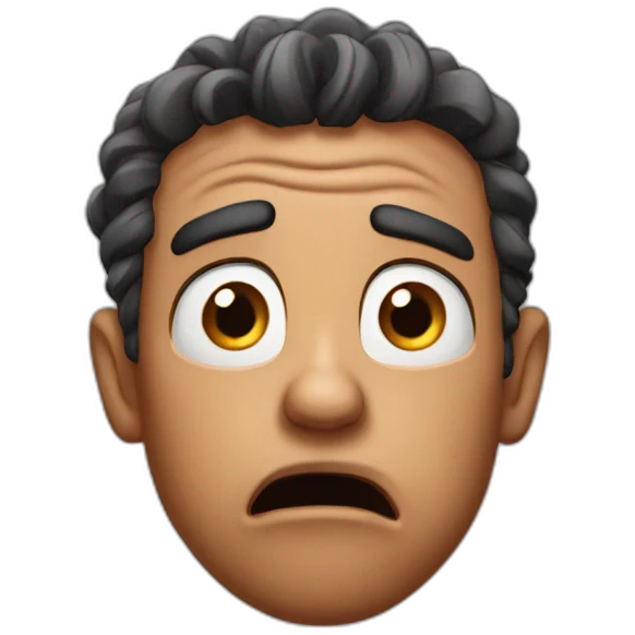 Shocked realisation  emoji