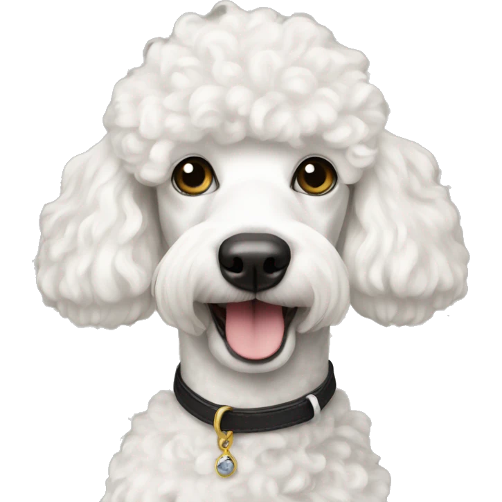White poodle emoji