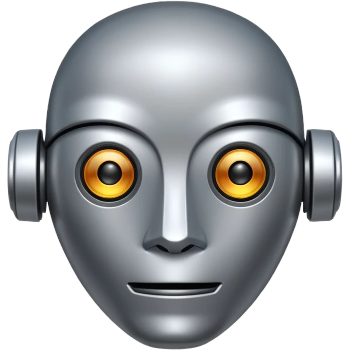 robot face emoji