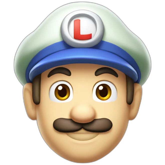 Luigi from nintendo emoji