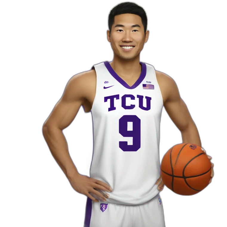 Tcu Asian Basketball player no.9 emoji