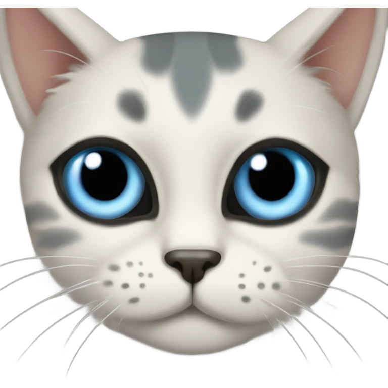 Gato con ojos celestes emoji