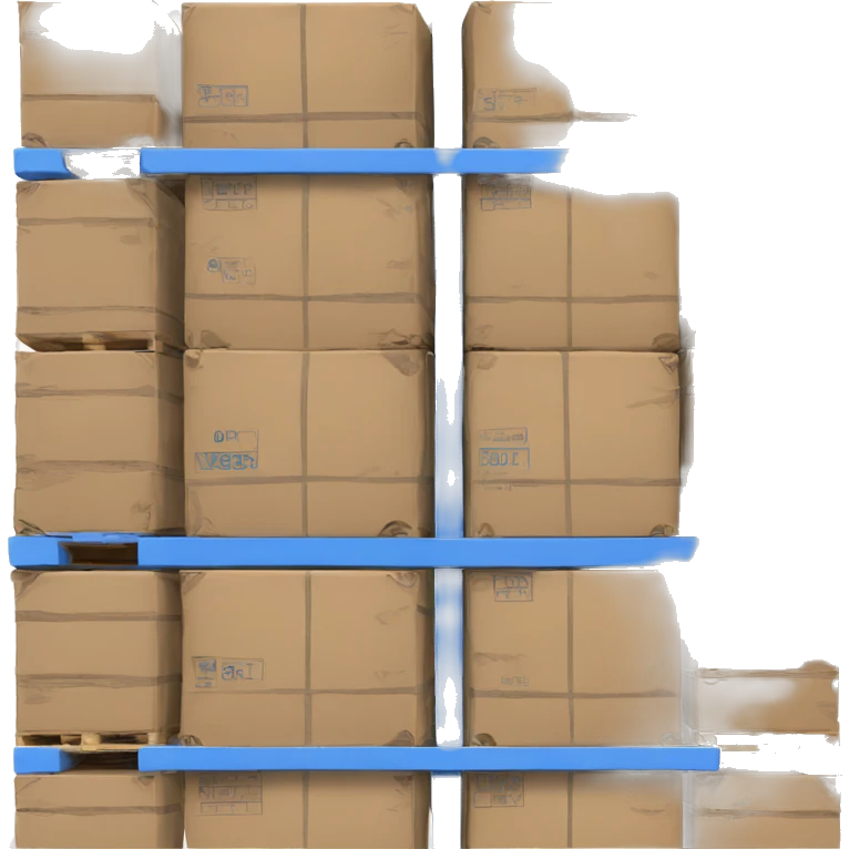 Single blue pallet  emoji