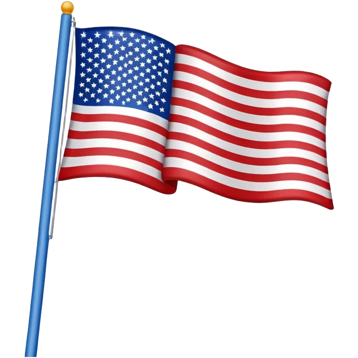 Upside down American flag emoji