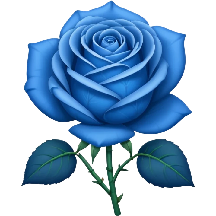 🌹💙flor azul emoji