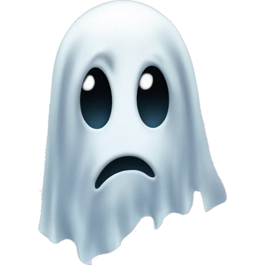 ghost face emoji