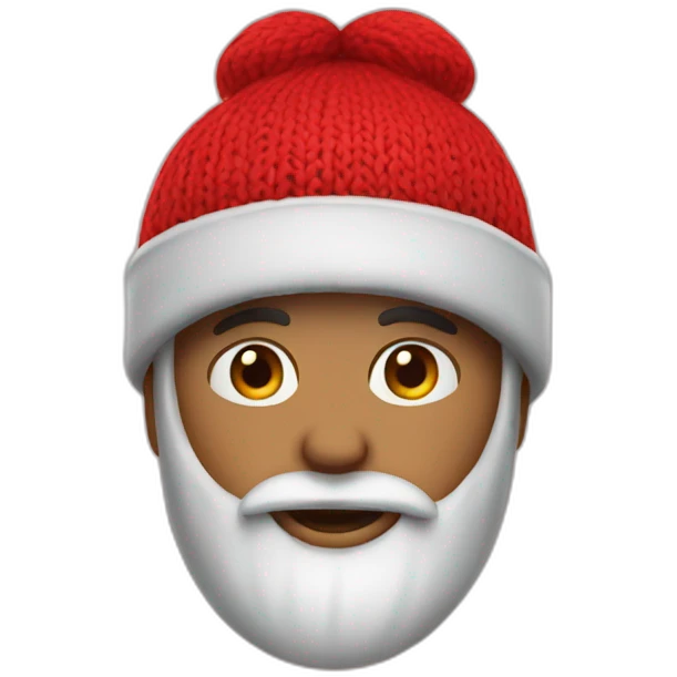 red beany emoji