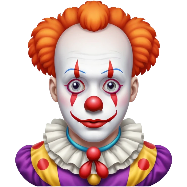 clown with a hanging loop on his neck  emoji