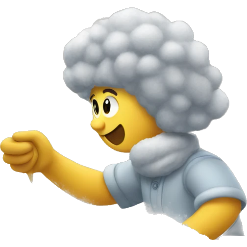 Dusting emoji