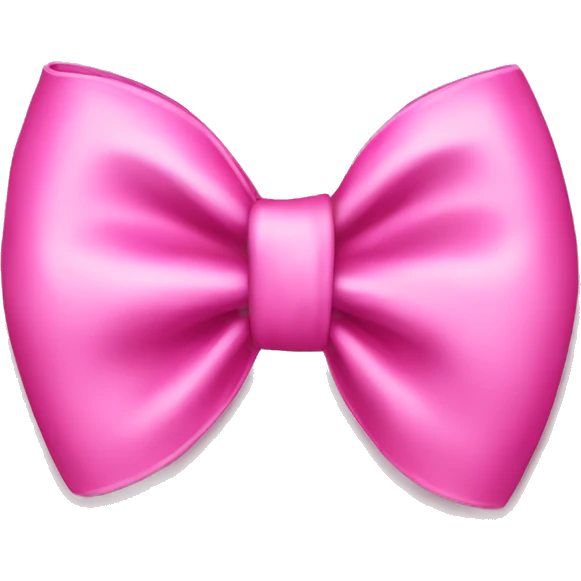 Pink bow emoji