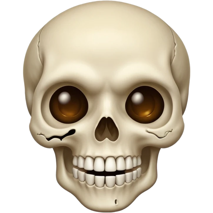 dead skull winking emoji