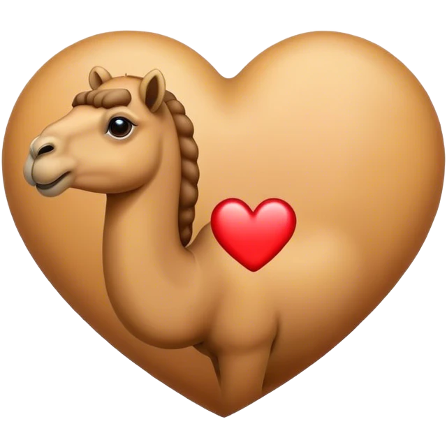 camel color heart emoji emoji