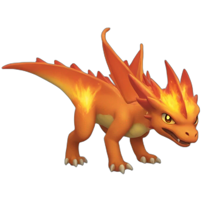 Dracaufeu pokémon emoji