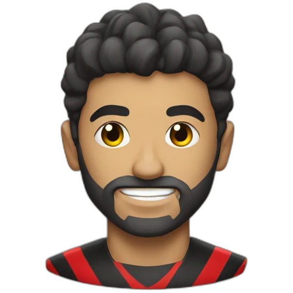 Símbolo do time do Flamengo emoji