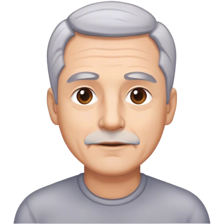 men grey hair 40 years o emoji