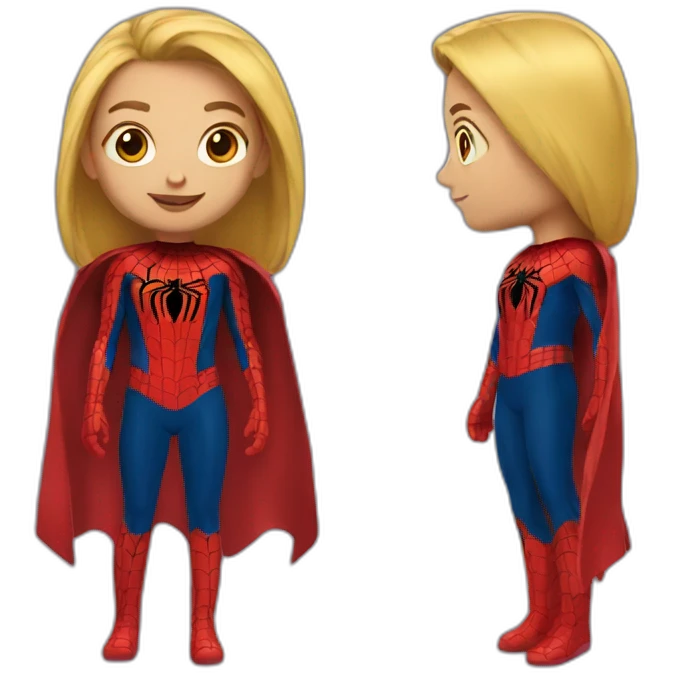 Spidrman girl  emoji