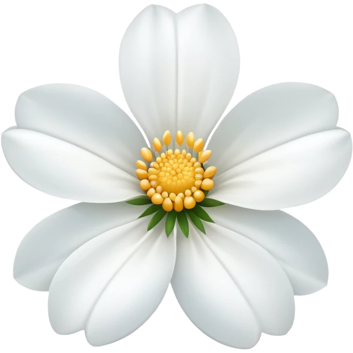 white flower emoji
