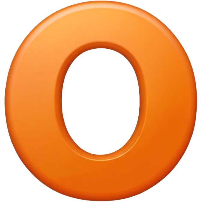 The letter O emoji