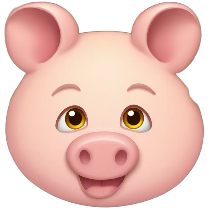 couscous mangé par un cochon emoji