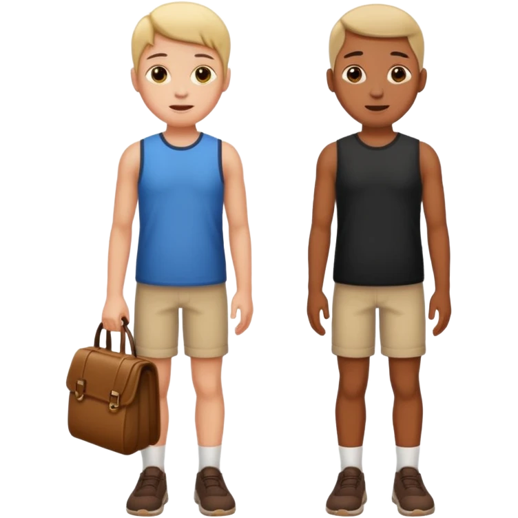 person, yes, or no leg? emoji