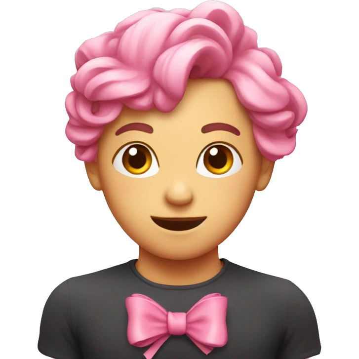 pink heart with bow emoji