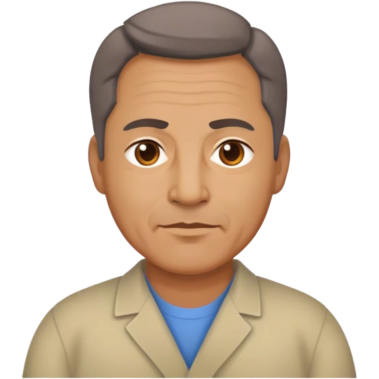 Middle age men with pagadi emoji
