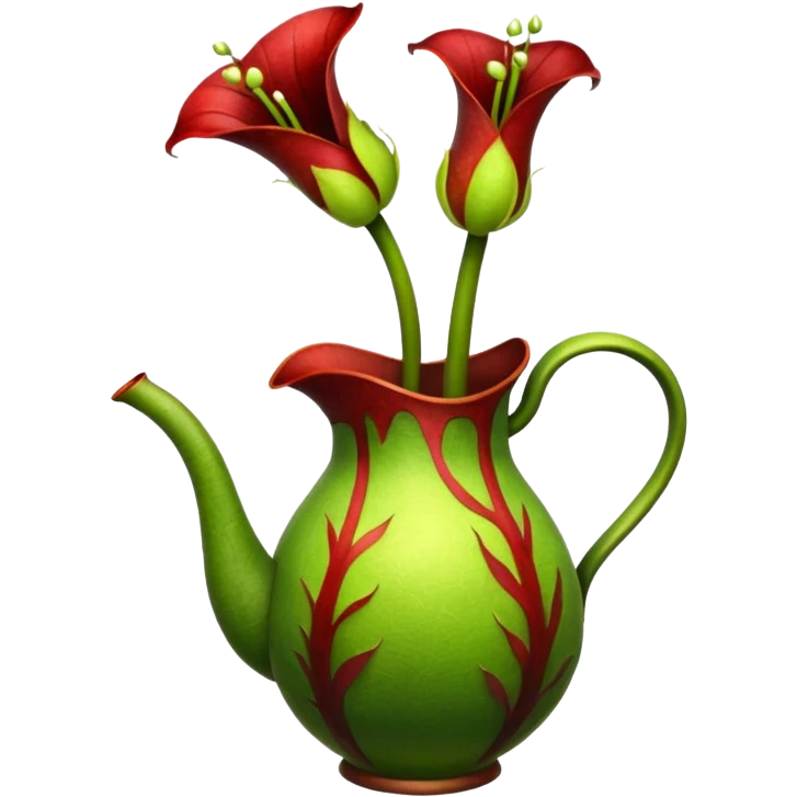 Sun pitcher  plant emoji
