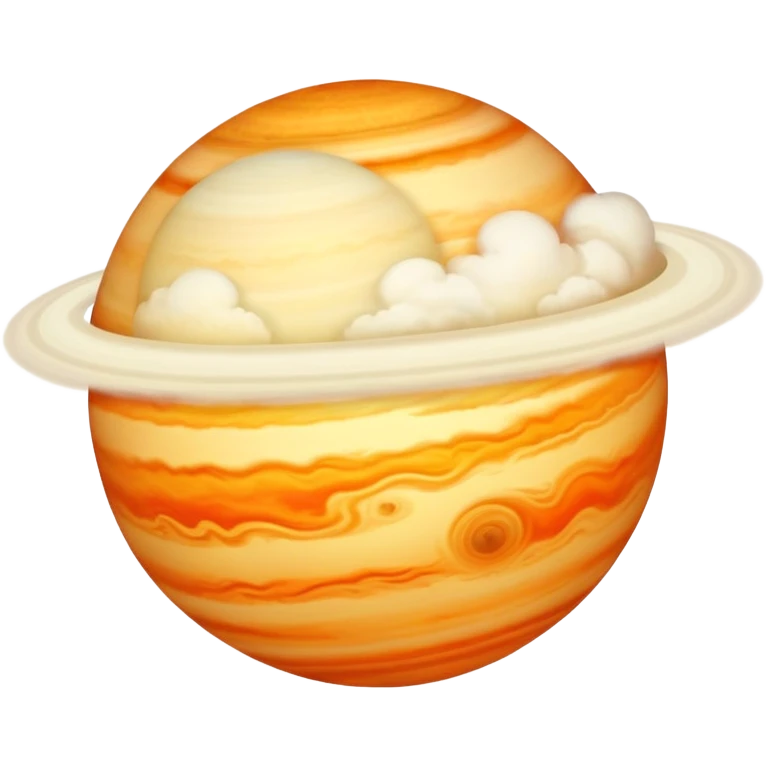 Planet Venus in space emoji