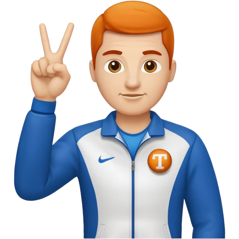 sports coach making T sign emoji