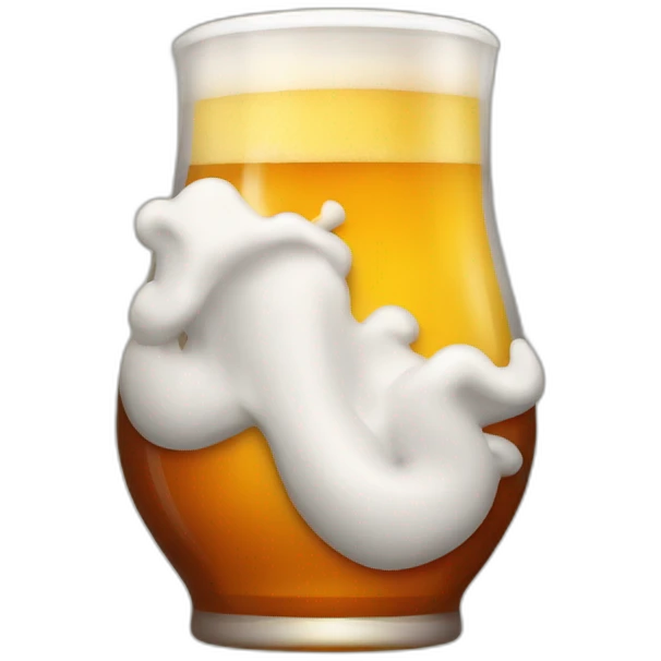Dracaufeu  qui bois une bière emoji