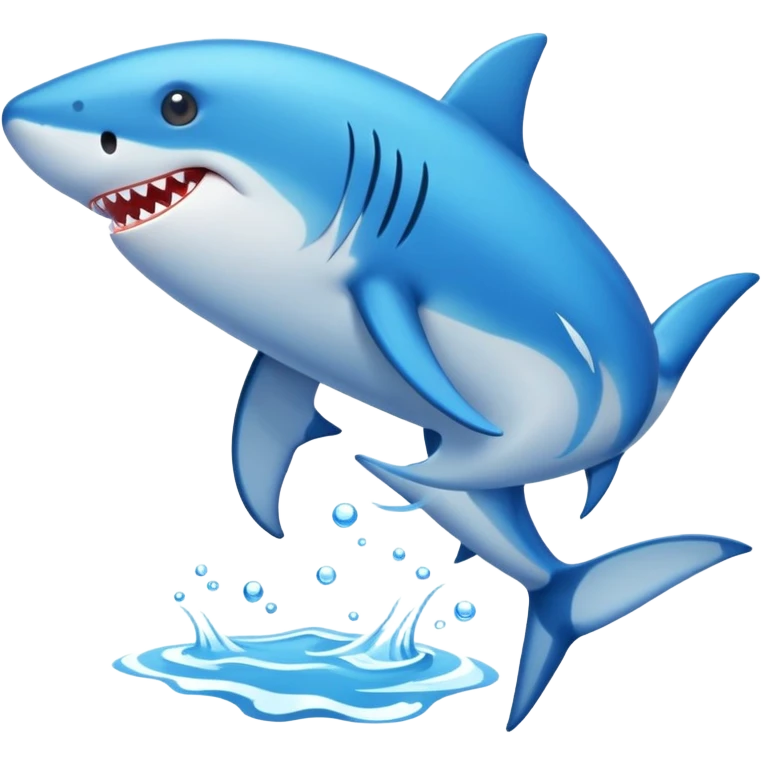 Tiburón con chinelas emoji
