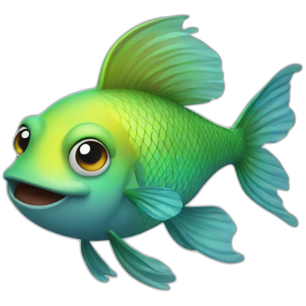 Dancing fish emoji