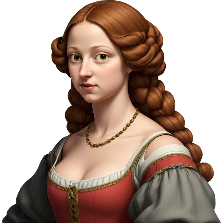 realistic portrait of a girl emoji