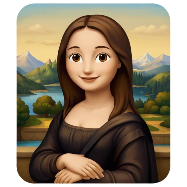 monalisa painting emoji