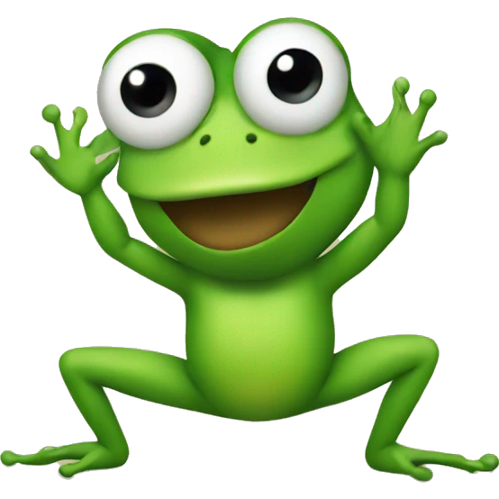 frog twerking emoji