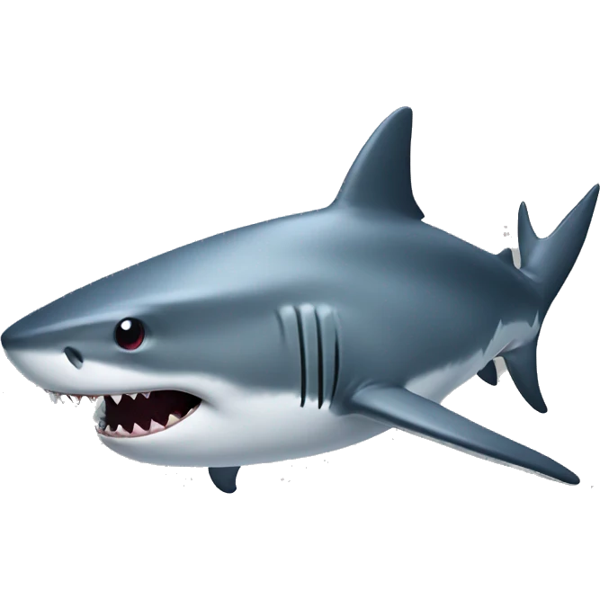 Shark with feet emoji