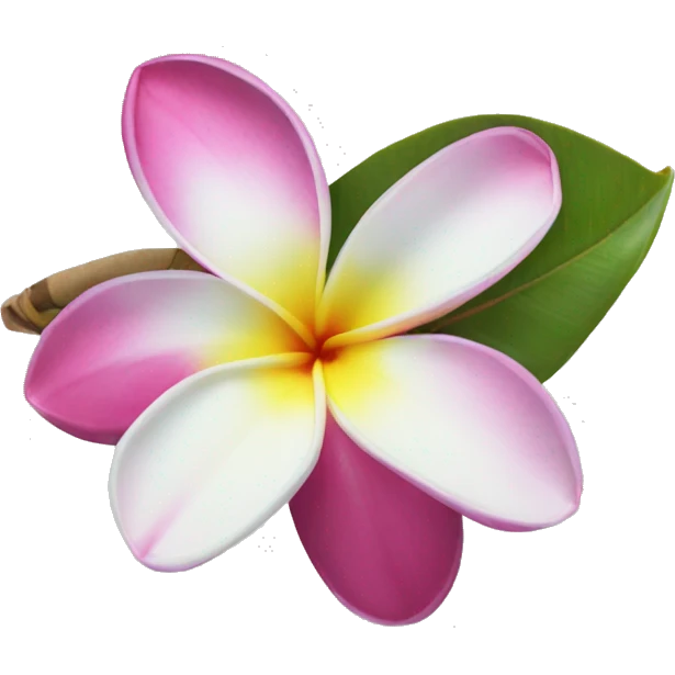 frangipani flower emoji