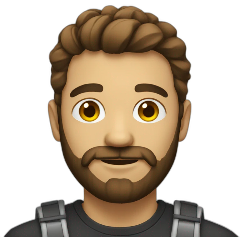 Developer with a beard emoji