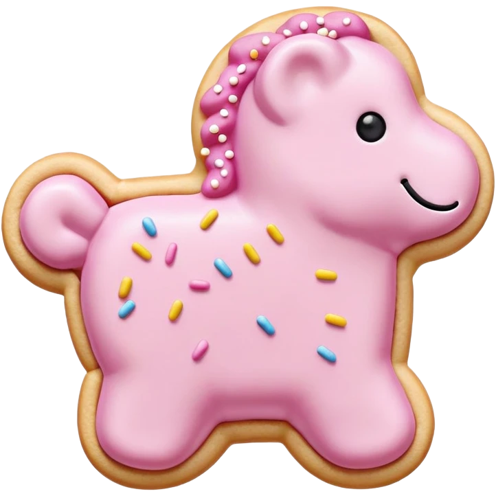 Frosted animal cracker emoji