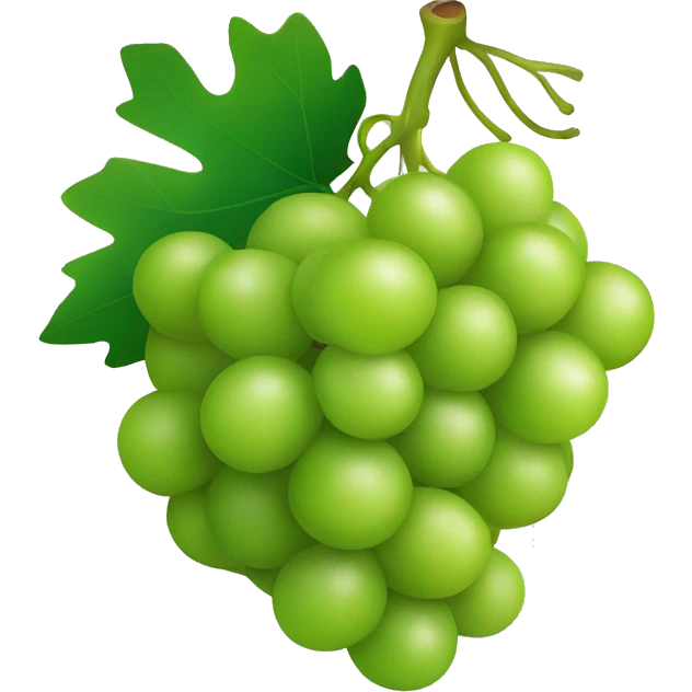 Green grape emoji