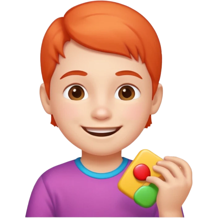 Playing child emoji
