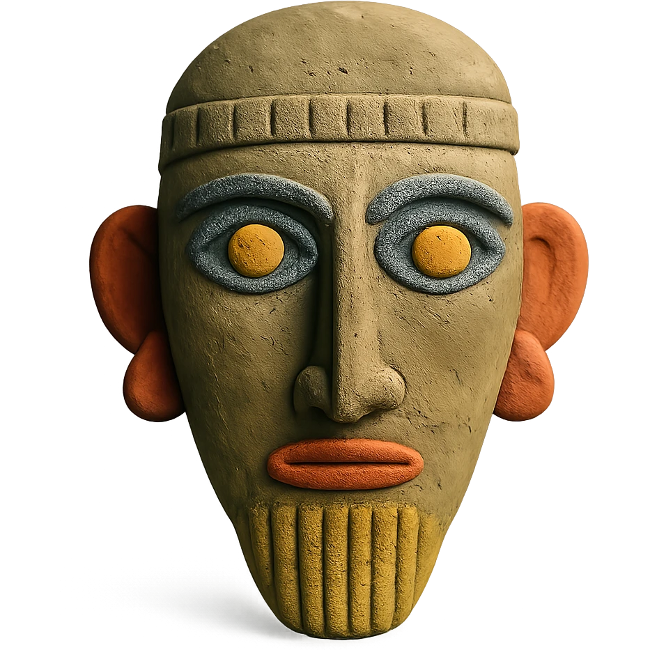Anunnaki mask emoji