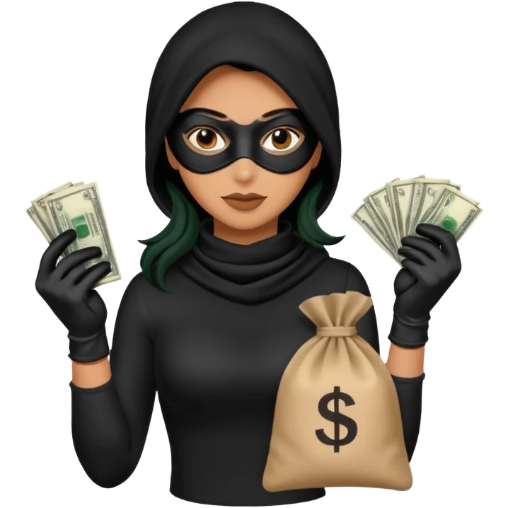 thief woman emoji