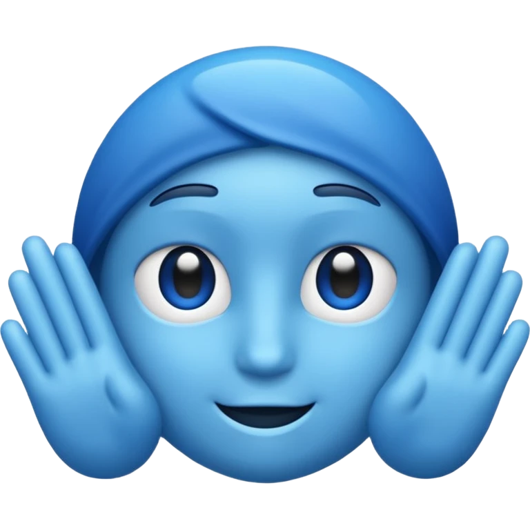 Point bleu emoji