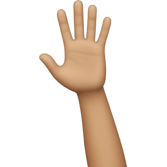 Waving bye  emoji