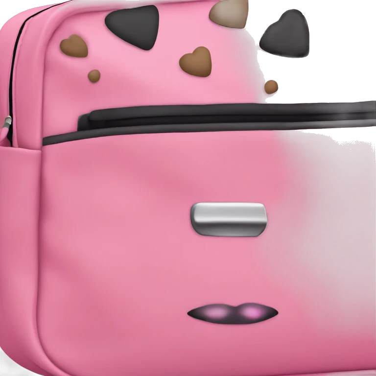 pink makeup bag  emoji
