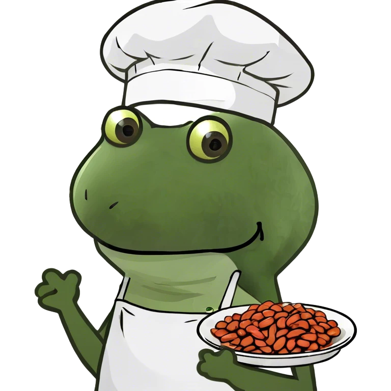 Baked beans and on the side 2 sausages emoji