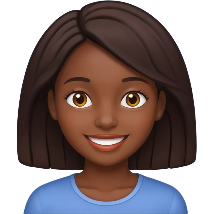 فتاه سمراء البشره emoji