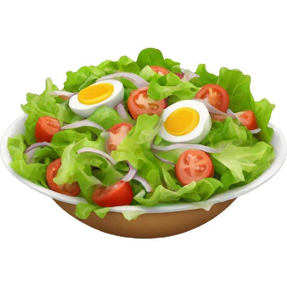 big salad food  emoji